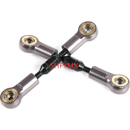 1/5 Toy Car MCD XS5 RR5 ROFUN F5 CNC Metal Steering Servo Linkage Rod 2pcs