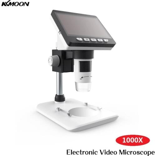 1000X 4.3" 1080P 8 LEDs usb microscope Digital Electronic Microscope Support for soldering camera with Battery Digital Magnifier