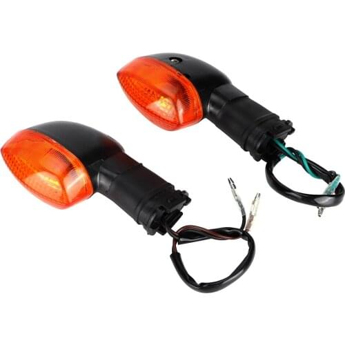 2PCS Motorcycle Modification Turn Signal Light Lamp Fit For YAMAHA R1 Accessories(Black&Yellow)
