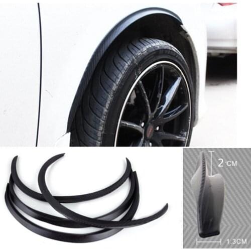 New design 4pcs Universal soft car Truck Mudguard Auto Front Rear wheel Black Plastic Mud Flaps Mud Guard Car Fender