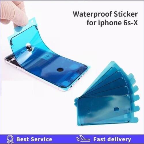 5/10pcs/lot Waterproof Seal Adhesive Sticker for iPhone 6S 7 8 Plus X LCD Waterproof Frame Bezel Seal Tape Adhesive Glue Screen