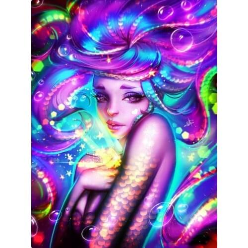 5D DIY Diamond Painting Kits Cartoon Little Girl Doll Full Round With AB Drill Embroidery Mosaic Home Decor Gift Art