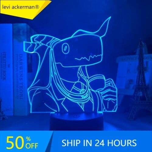 The Ancient Magus Bride Elias Ainsworth Led Night Light for Bedroom Decor Gift Colorful Nightlight Anime 3d Lamp Elias Ainsworth