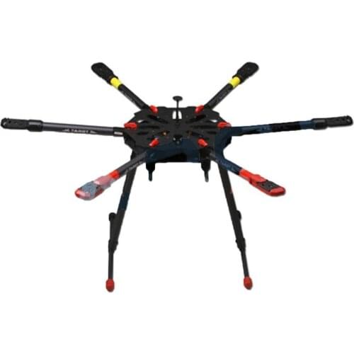 F11283 Tarot X6 TL6X001 6 axle Umbrella Carbon Foldable Hexacopter Frame Kit + Electronic Landing Skid Gear for RC Drone FPV +FS