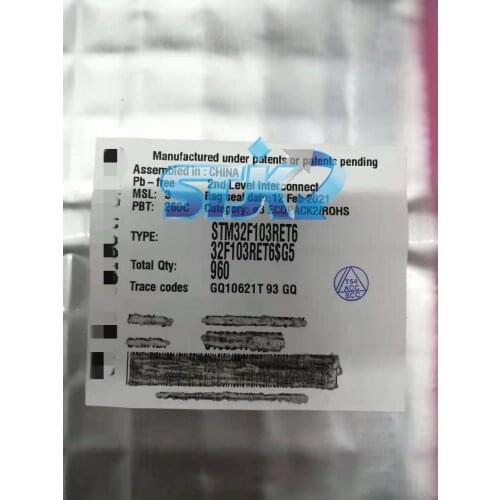 STM32F103RET6 LQFP64 2021+ Interface - serializer, solution series New and original Not only sales and recycling chip 1PCS