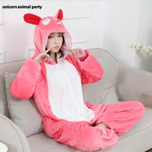 Kigurumi halloween Christmas men women Cosplay Pink gagtooth mouse Onesies Party Pajamas Pyjamas costumes carnival costume