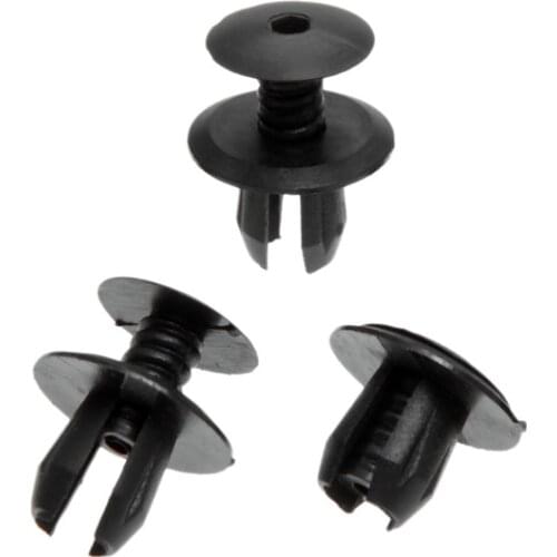 50x Auto Fastener Trim Panel Lining Clips Fit 9mm Hole For VW Volkswagen T4 T5 Transporter Eurovan Car Plastic Rivets Automobile