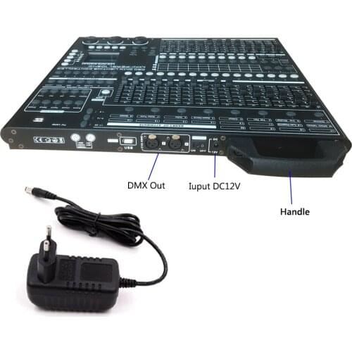 1024 DMX512 Controller Ultra-thin DJ Console Suitable for Moving Head Light Par Light Series Stage Light Equipment