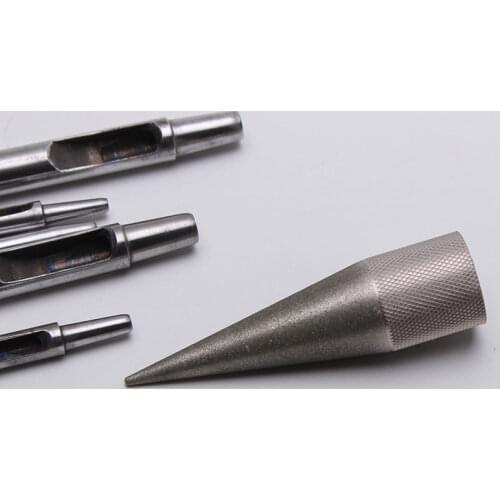 Round hole punch sharpener the punching edge is dull and sharp leather tool
