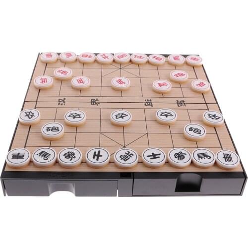 New 2 In 1 Magnetic Double-faced Board Chinese Chess Set Weiqi Go Game Toys Gift for Family Party Chess Club Pub Fun Board Game