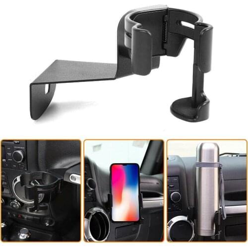 Mobile Phone Holder Water Cup Holder Mobile Phone Holder Suitable for Jeep Wrangler Tj Rotating Windshield Car Holder Universal