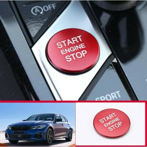 100% Brand New For BMW 3 Series G20 330i 2019-2020 Red Start Button Ignition Switch Decoration Helpful And So Practical