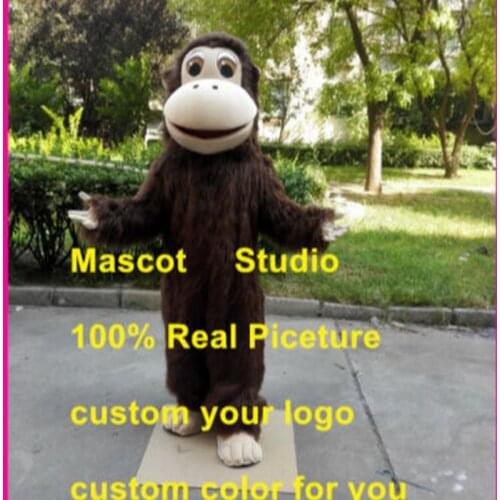 New Happy Carnival Mascot Halloween Cartoon Monkey Cosplay Performance Costume Adult Use Birthday Party Advertising Parade Set