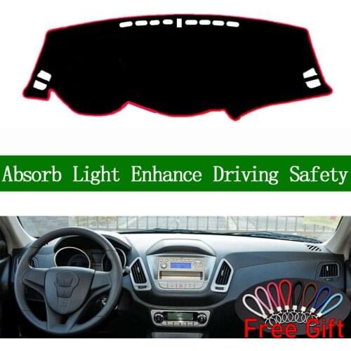 For JAC rein 2012 2013 Dashboard Cover Sun Shade Non-slip Dash Mat Pad Carpet Car Stickers Interior Accessories