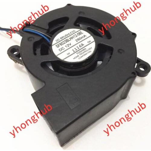SF6023BLHH12-08E DC 12V 280MA Server Cooling fan