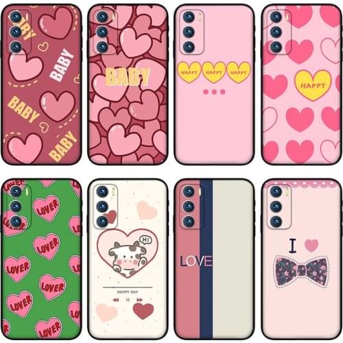 LOVE pattern phone case for oppo Reno 4 6 pro Puls Z Silicone case for oppo realme GT Q3 Q2 GTneo X7 X50 pro