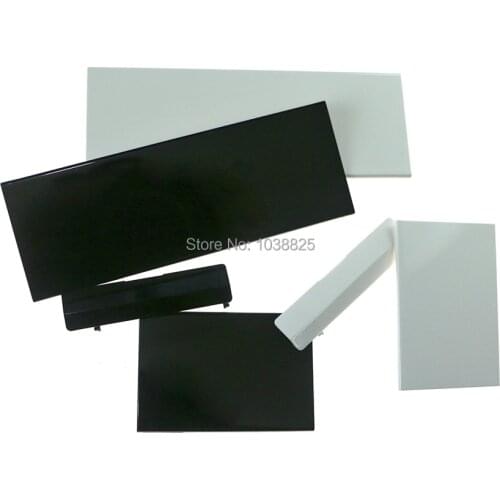 Replacement black white SD Card Door Slot Cover Lid Memeory Card Cover 3 Parts Door Covers for Nintendo Wii Console
