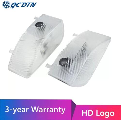 QCDIN 1Pair For MAZDA LED Car Welcome Light Door HD Logo Projector Light For MAZDA 6 ATENZA 2002 -- 2008