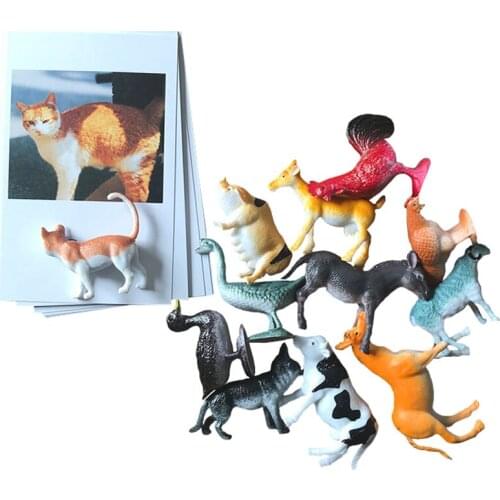 Montessori Teaching Aids Animal Model Toys Farm Animal Model English Card Matching Literacy Language Learning Educational Toys