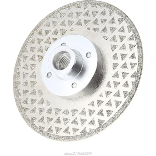 4.5" M14 Electroplated Diamond Cutting Grinding Disc Saw Blade For Granite Marble Jy7 21 Dropship