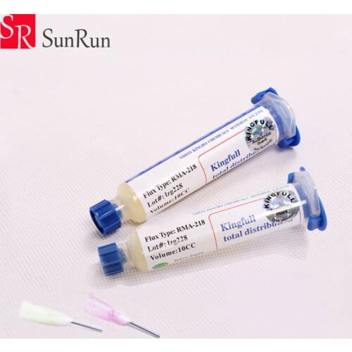 2pcs RMA-218 10CC Solder Paste Flux For Soldering Assist With 2Pcs Needles