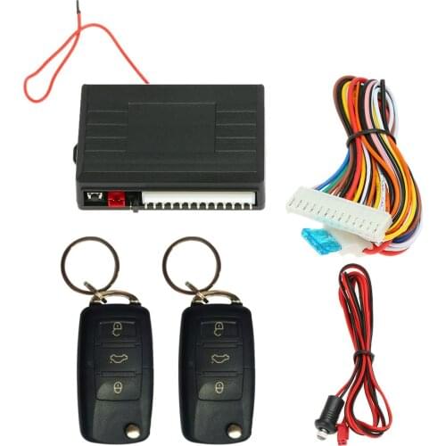 Car Auto Keyless Entry Door Lock Locking System Remote Central Control Locking with LED Indicate Light for VW Volkswagen POLO