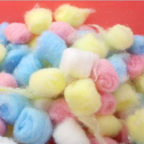 Color Natural Cotton Hamster Supplies Winter Warm Long-Staple Cotton Cold Cotton Ball Cute Hamster Cage Filling