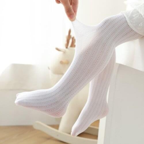 Baby Tights Infant Girl Newborn Kids Pantyhose Kids Stockings Summer Mesh Infant Knitted Collant Tights