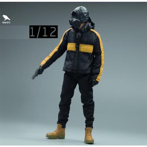 For Sale 1/12th CROWTOYS Casual Coat Shirt Jacket Model For Usual 6 inch Doll Action Accessories