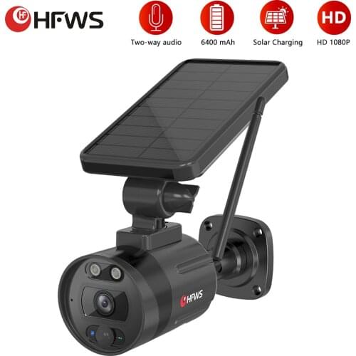 Solar surveillance camera 2MP Camera Battery Video Surveillance Camera With Wifi 1080P CCTV solar camera wifi outdoo