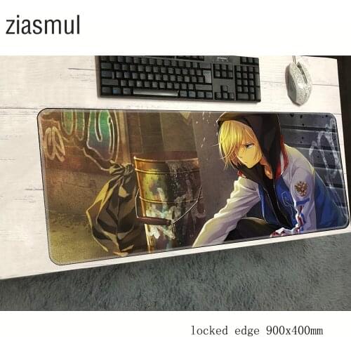 Yuri on ice mouse pad 900x400x3mm big mousepads best gaming mousepad gamer 3d large personalized mouse pads keyboard pc pad