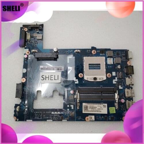 SHELI For Lenovo G410 laptop Motherboard VIWG0/GS LA-9642P REV 1.0 NOTEBOOK PC mainboard main board FRU:9004039
