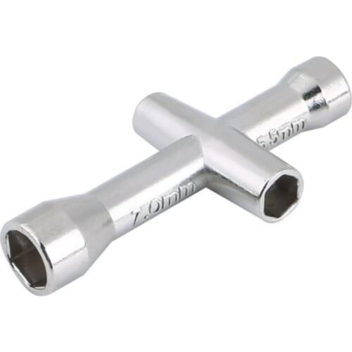 Mini M2 M2.5 M3 M4 Screw Nut Hexagonal Cross Wrench Sleeve Maintenance Tool 4 Size Sleeve Wrench for printer Ender 3 and car