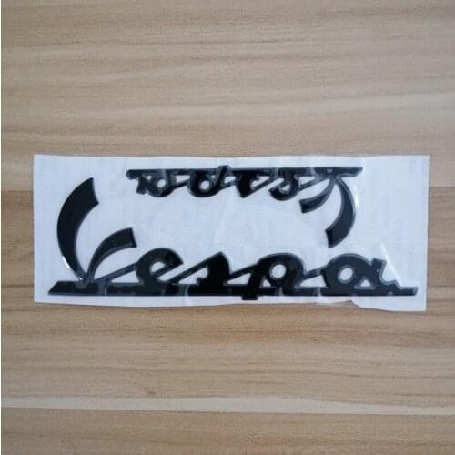 Motorcycle 3D Black Emblem Stickers Decal for PIAGGIO Vespa Sprint Primavera GTS300 LX125 LX150