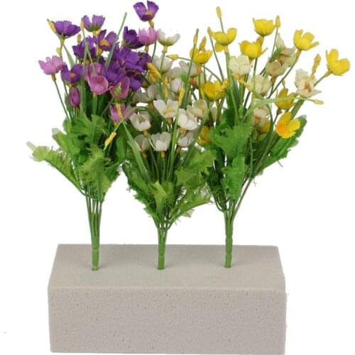 Sponge Foam Brick Flower Silk Artificial Flower Brick Flower Arrangement Flower Holder DIY Crafts Wedding Decoration