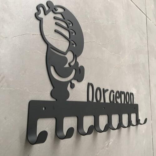 Original Cute Funny Design Robe Hook 6 Coat Hooks Japanese Cartoon Style Hat/Bag/Clothes Kitchen Bathroom Wall Hanger Decor