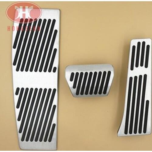 AT Brake Foot Rest Pedals for BMW F30 F35 Series with M Logo Free Punching Easy Install