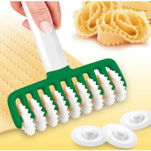 Plastic Dough Lattice Roller Cutter Pull Net Wheel Knife Pizza Pastry Cutter Pie Craft Making Tool Baking Accessories