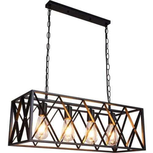 Industrial style retro restaurant clothing hot pot shop nostalgic decorative lamp hairdressing shop bar bar iron Pendant Lamp