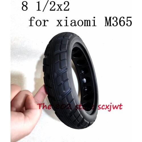 Size 8 1/2x2 Solid Wheel Tyre8 1/2*2 Tubeless Tire for Xiaomi Mijia M365 Electric Scooter Tire Parts