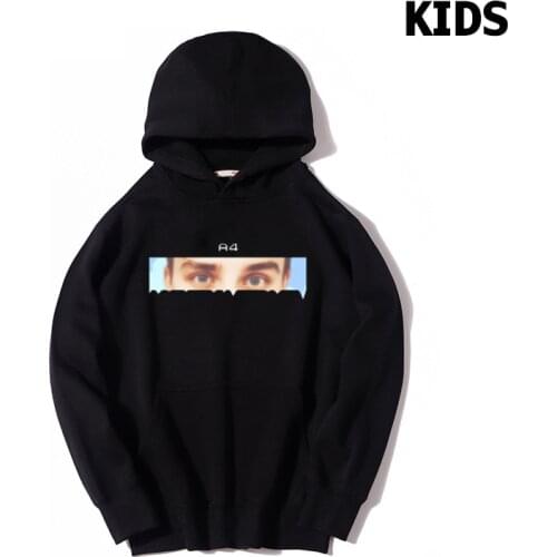 Family Clothing Kids Merch A4 Eyes Printed Hoodie Boys Hooded Sweatshirts Girls Casual Thicked Pullovers Merch A4 eyes hoodie