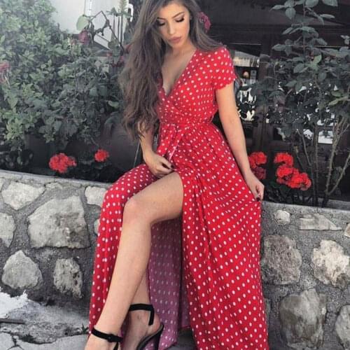 Sueters De Mujer Summer Polka Dot Dresses