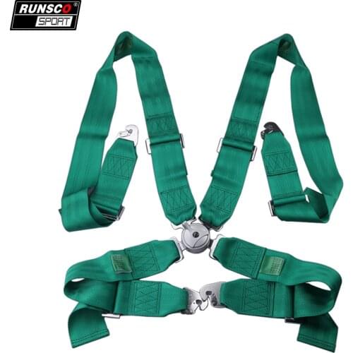 Universal 4-Point 3"Nylon Strap Camlock Seat Belt Car Auto Racing Sport Harness Safety Camlock Racing Seat Belt