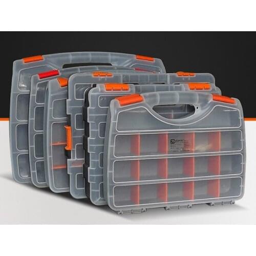 1 pc high quality ABS plastic tool box screw tool storage box with locking screwdriver hardware accessories auto repair toolbox