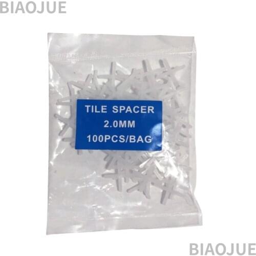 100PCS Ceramic tile cross 2mm paste Ceramic tile clip Stitch cross clip Stitch locator plastic