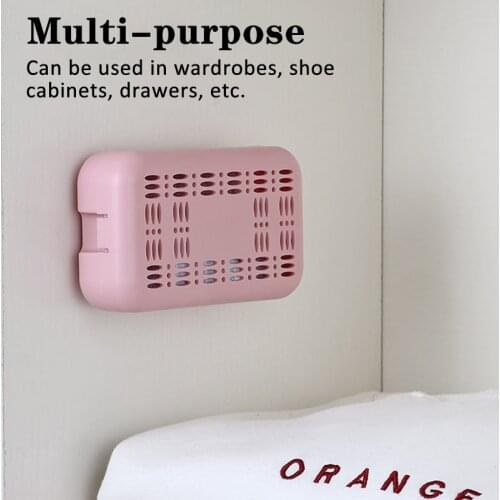 1pcs Refrigerator Supplies Remove Odor Rectangle/Polygon PP/Activated Carbon Pink/Gray Deodorization Box Multi Purpose Reusable