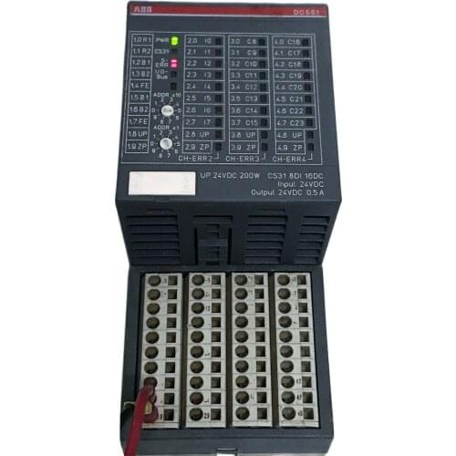 1SAP220500R0001 ABB DC551-CS31 D2 BUS Module With Base Used