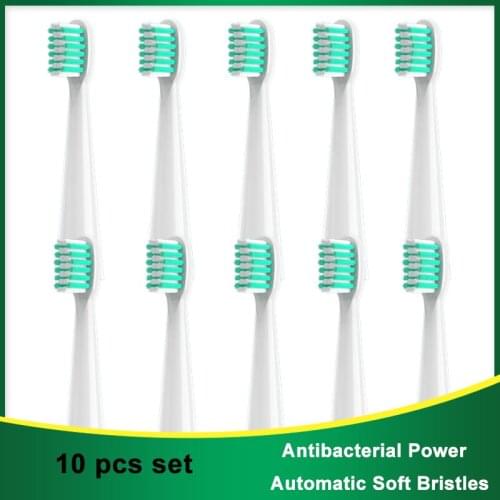 2021 Kid Toothbrush Heads Colorful 10Pcs/Set For BAIR K3 Replacement Dental Clean DuPont diamond clean Brush Nozzles Heads
