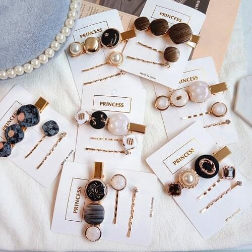 3Pcs/Set Pearl Metal Women Hair Clip Bobby Pin Barrette Hairpin Hair Accessories Beauty Styling Tools Dropshipping New Arrival