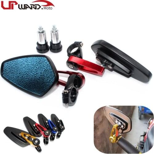 Rearview Side Mirrors For SUZUKI GSX-R600 GSX-R750 GSX-R1000 GSXR600 GSXR750 GSXR1000 Motorcycle 22mm 7/8"Handle Bar Grips End